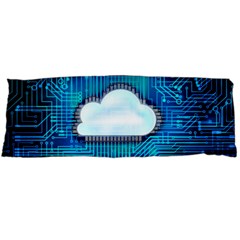 Circuit Computer Chip Cloud Security Body Pillow Case (dakimakura) by Amaryn4rt