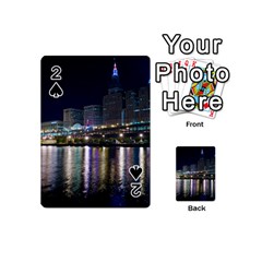 Cleveland Building City By Night Playing Cards 54 (mini) 