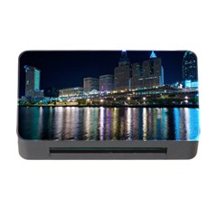 Cleveland Building City By Night Memory Card Reader With Cf by Amaryn4rt