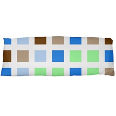 Colorful Green Background Tile Pattern Body Pillow Case (dakimakura)