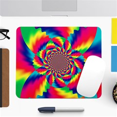 Colorful Psychedelic Art Background Large Mousepads by Amaryn4rt