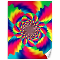 Colorful Psychedelic Art Background Canvas 12  x 16  