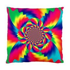 Colorful Psychedelic Art Background Standard Cushion Case (Two Sides)