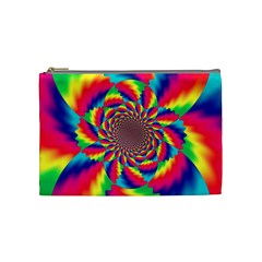 Colorful Psychedelic Art Background Cosmetic Bag (Medium) 