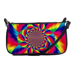 Colorful Psychedelic Art Background Shoulder Clutch Bags