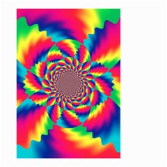 Colorful Psychedelic Art Background Small Garden Flag (Two Sides)