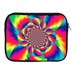 Colorful Psychedelic Art Background Apple iPad 2/3/4 Zipper Cases