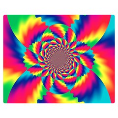 Colorful Psychedelic Art Background Double Sided Flano Blanket (medium)  by Amaryn4rt