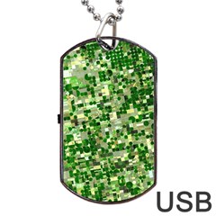 Crop Rotation Kansas Dog Tag Usb Flash (one Side) by Amaryn4rt