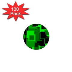 Cyber Glow 1  Mini Magnets (100 Pack) 