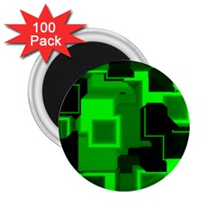 Cyber Glow 2 25  Magnets (100 Pack) 