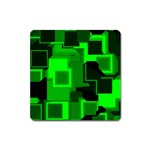 Cyber Glow Square Magnet Front