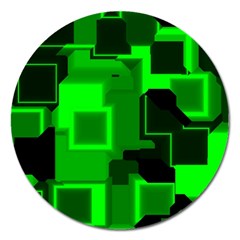 Cyber Glow Magnet 5  (round)