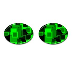 Cyber Glow Cufflinks (oval)