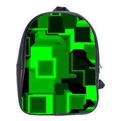 Cyber Glow School Bags(large)  by Amaryn4rt