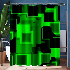 Cyber Glow Shower Curtain 60  X 72  (medium) 