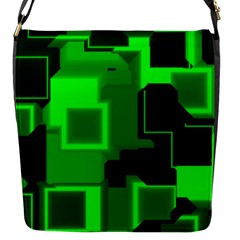 Cyber Glow Flap Messenger Bag (s)