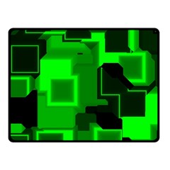 Cyber Glow Double Sided Fleece Blanket (small)  by Amaryn4rt