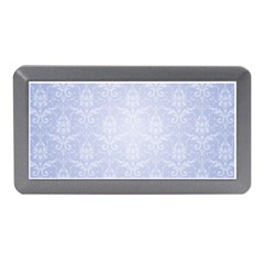 Damask Pattern Wallpaper Blue Memory Card Reader (mini)