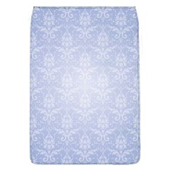 Damask Pattern Wallpaper Blue Flap Covers (l) 