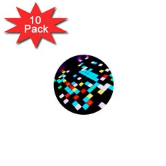 Dance Floor 1  Mini Buttons (10 Pack) 