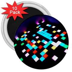 Dance Floor 3  Magnets (10 Pack)  by Amaryn4rt