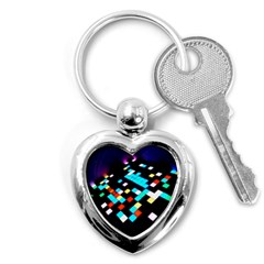 Dance Floor Key Chains (heart)  by Amaryn4rt