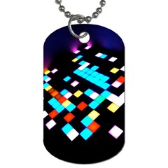 Dance Floor Dog Tag (two Sides) by Amaryn4rt