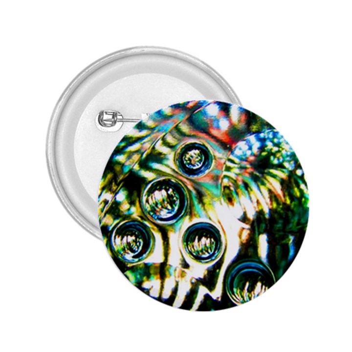 Dark Abstract Bubbles 2.25  Buttons