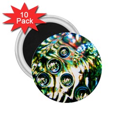 Dark Abstract Bubbles 2 25  Magnets (10 Pack) 