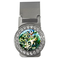 Dark Abstract Bubbles Money Clips (cz) 