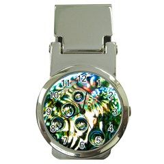 Dark Abstract Bubbles Money Clip Watches