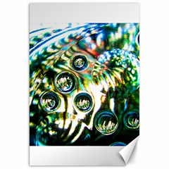 Dark Abstract Bubbles Canvas 20  X 30   by Amaryn4rt