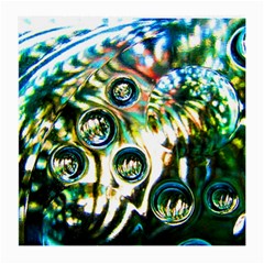 Dark Abstract Bubbles Medium Glasses Cloth