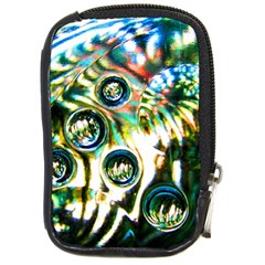 Dark Abstract Bubbles Compact Camera Cases