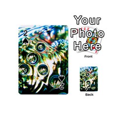 Dark Abstract Bubbles Playing Cards 54 (mini) 