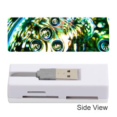 Dark Abstract Bubbles Memory Card Reader (stick) 