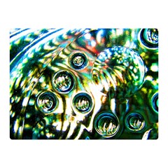 Dark Abstract Bubbles Double Sided Flano Blanket (mini) 