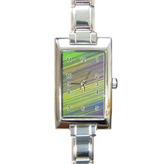 Diagonal Lines Abstract Rectangle Italian Charm Watch