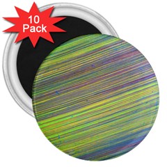 Diagonal Lines Abstract 3  Magnets (10 Pack)  by Amaryn4rt