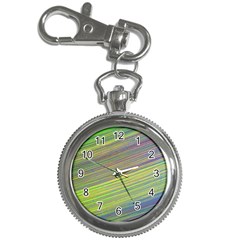 Diagonal Lines Abstract Key Chain Watches