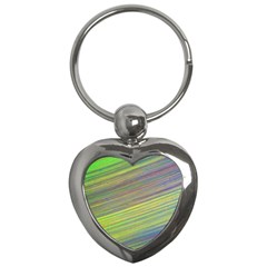 Diagonal Lines Abstract Key Chains (heart)  by Amaryn4rt