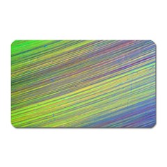 Diagonal Lines Abstract Magnet (rectangular)