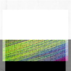 Diagonal Lines Abstract Rectangular Jigsaw Puzzl