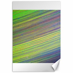 Diagonal Lines Abstract Canvas 12  X 18   by Amaryn4rt