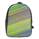 Diagonal Lines Abstract School Bags(Large)  Front