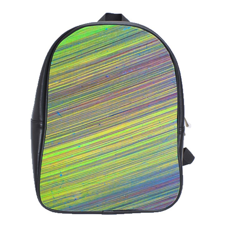 Diagonal Lines Abstract School Bags(Large) 