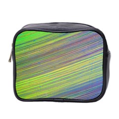 Diagonal Lines Abstract Mini Toiletries Bag 2-side by Amaryn4rt