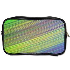 Diagonal Lines Abstract Toiletries Bags