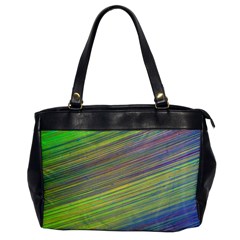 Diagonal Lines Abstract Office Handbags